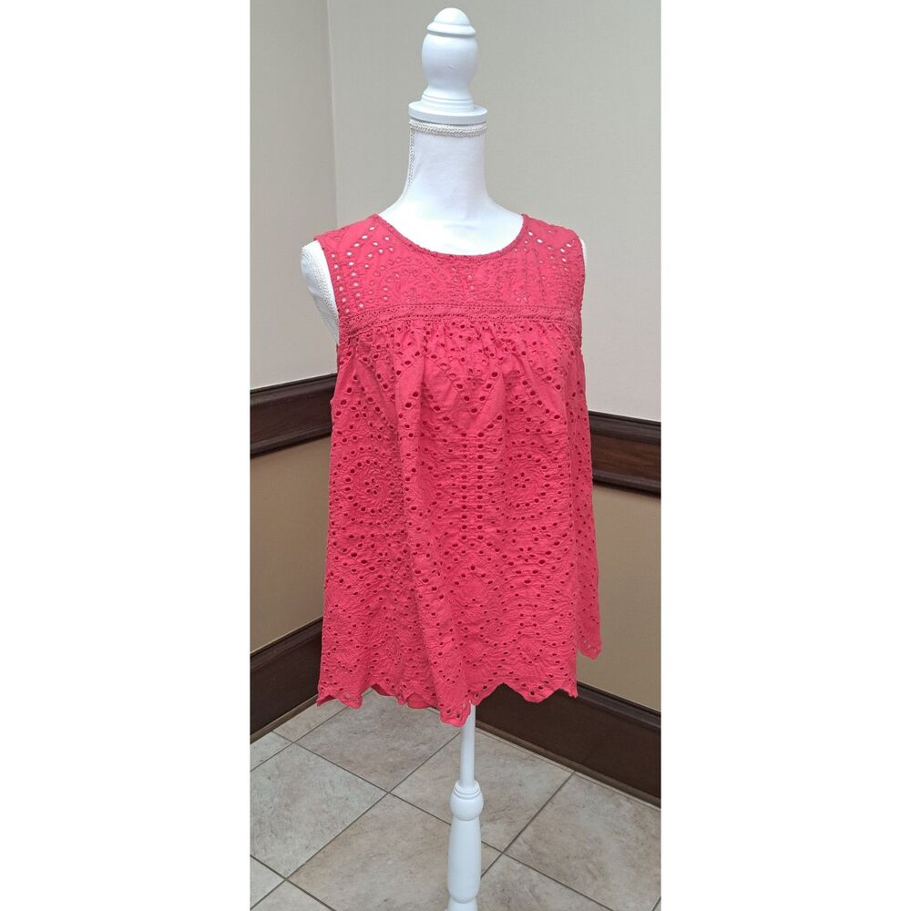 Maurices Eyelet Tank Top – Size 2X -cottagecore, romantic, eyelet